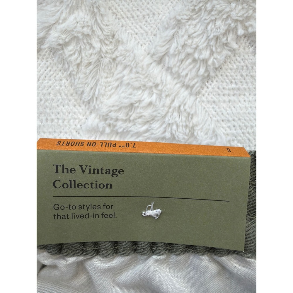 Goodfellow & Co Mens Vintage Pull-On Shorts Olive Green 7in Inseam Small NEW - Picture 4 of 6